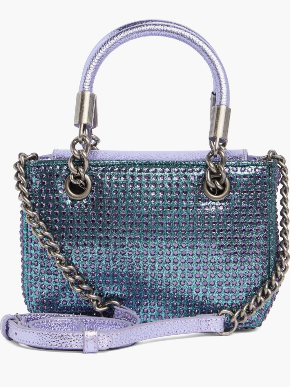 NWT Kurt Geiger London Fabric SQ Mini Brixton Crossbody $228 Retail - Picture 3 of 14